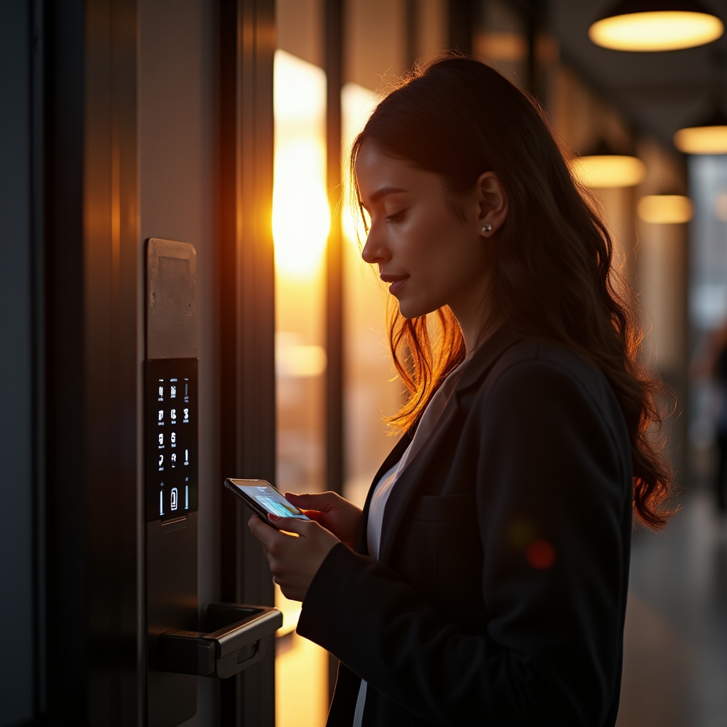 Sistema de control de acceso en un espacio de coworking